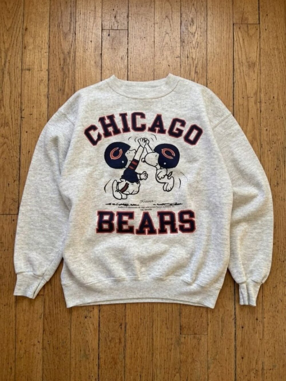 Chicago Bear Gray Crewneck Sweatshirt